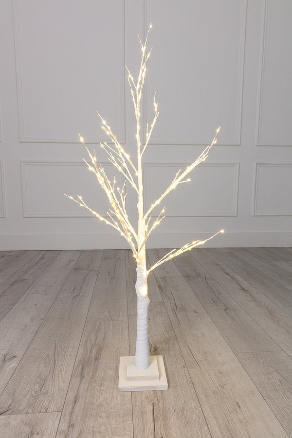 Carraig Donn White Christmas Tree With 200 LED Lights