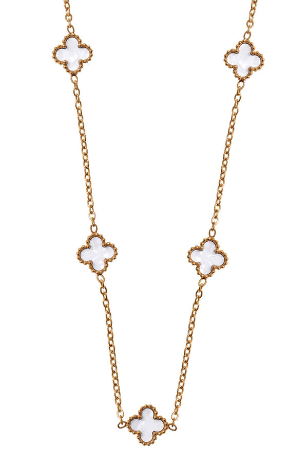 Carraig Donn White Clover Necklace