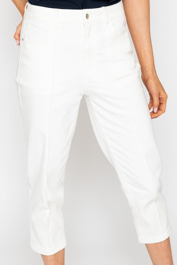 Carraig Donn White Cropped Jeans