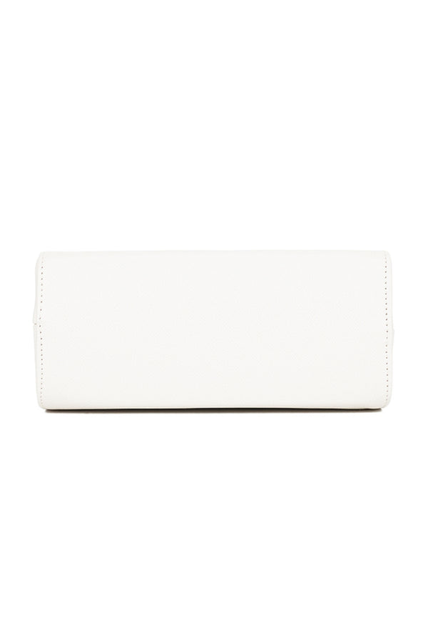 Carraig Donn White Grab Handle Flap Bag