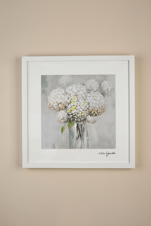 Carraig Donn White Jardin Posy Framed Wall Art