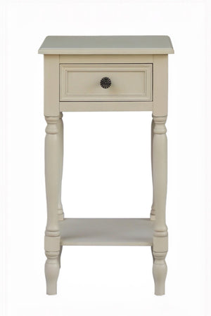 Carraig Donn White Pearl Accent Table