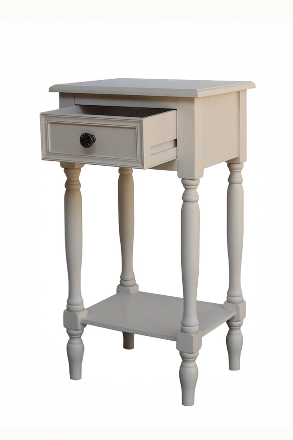 Carraig Donn White Pearl Accent Table