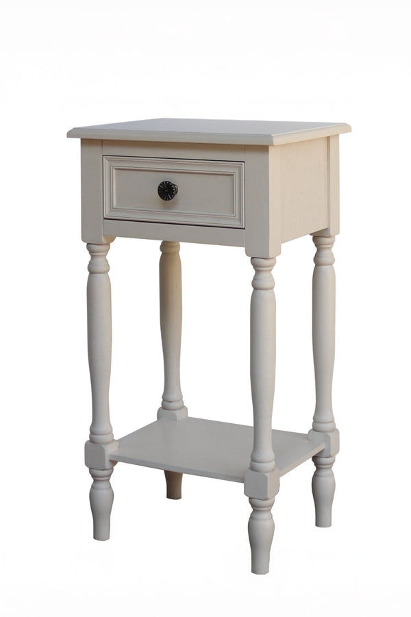Carraig Donn White Pearl Accent Table