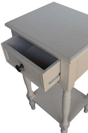 Carraig Donn White Pearl Accent Table