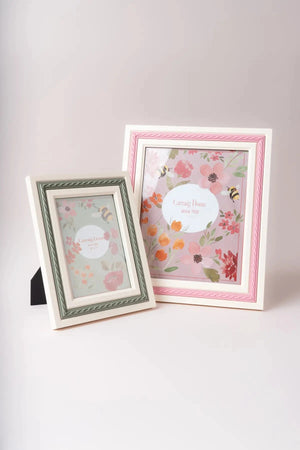 Carraig Donn White & Pink Rope Photo Frame 8x10