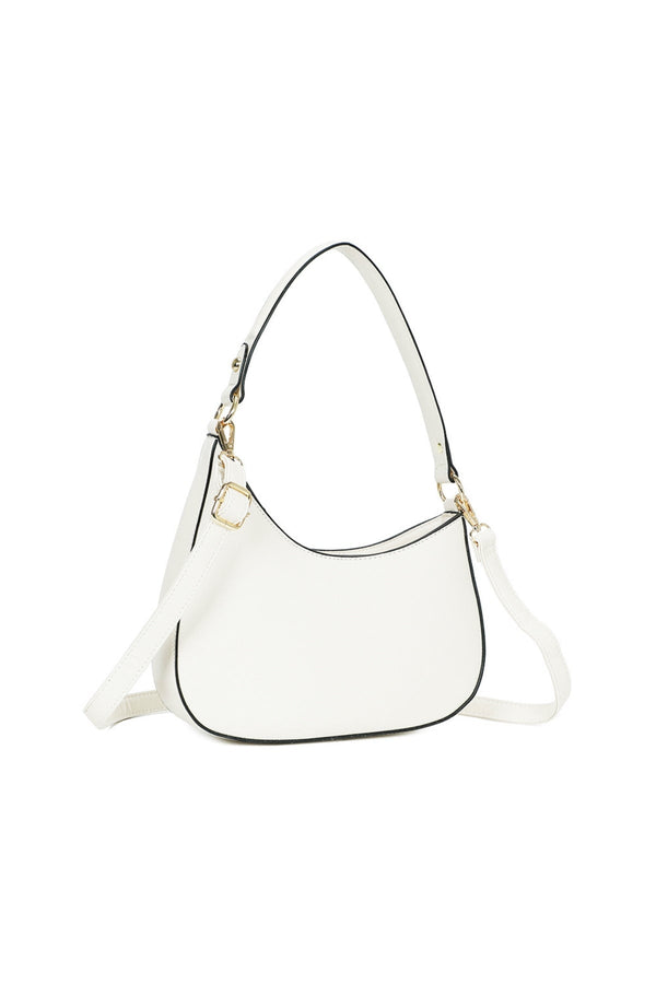 Carraig Donn White Scoop Shoulder Bag
