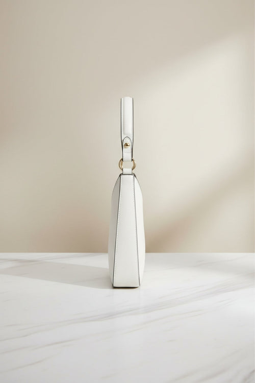 Carraig Donn White Scoop Shoulder Bag