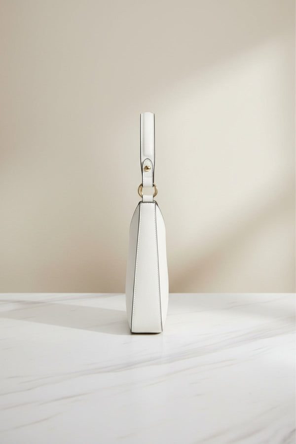 Carraig Donn White Scoop Shoulder Bag