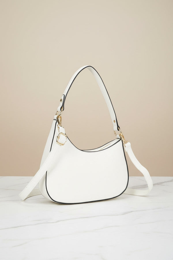 Carraig Donn White Scoop Shoulder Bag