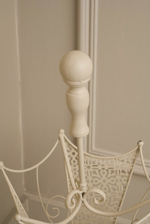 White Metal Umbrella Stand | Carraig Donn HOME