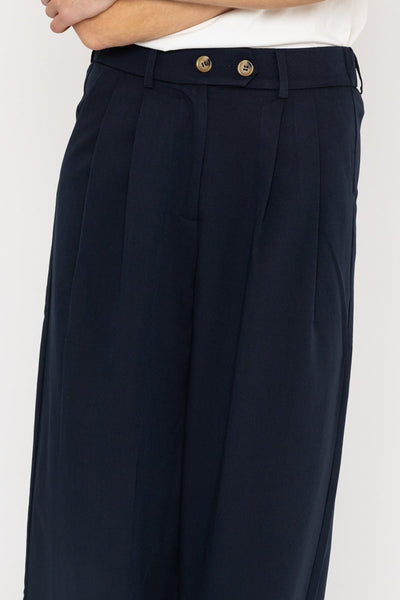 Carraig Donn Wide Leg Palazzo Pant in Navy
