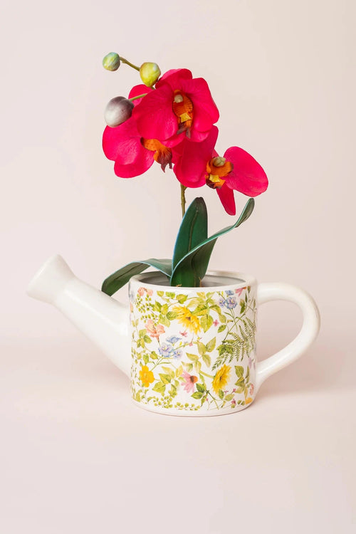 Wild Flower Watering Can Planter