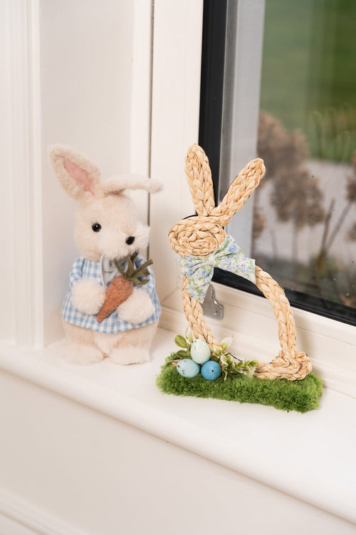 Carraig Donn Willow Blue Easter Bunny Plaque