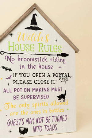 Carraig Donn Witches Rules Plaque