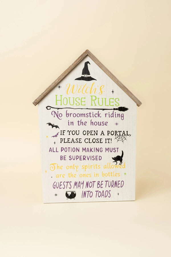 Carraig Donn Witches Rules Plaque