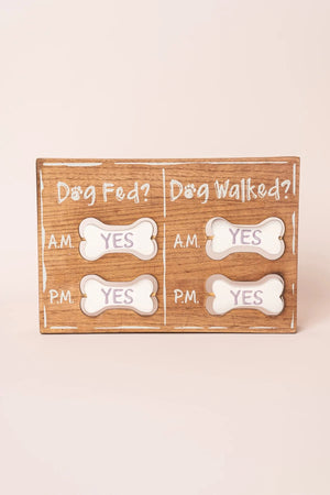 Carraig Donn Wooden Dog Plaque