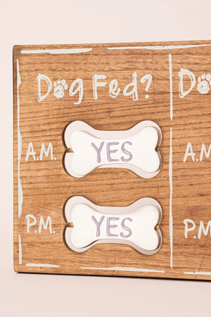Carraig Donn Wooden Dog Plaque