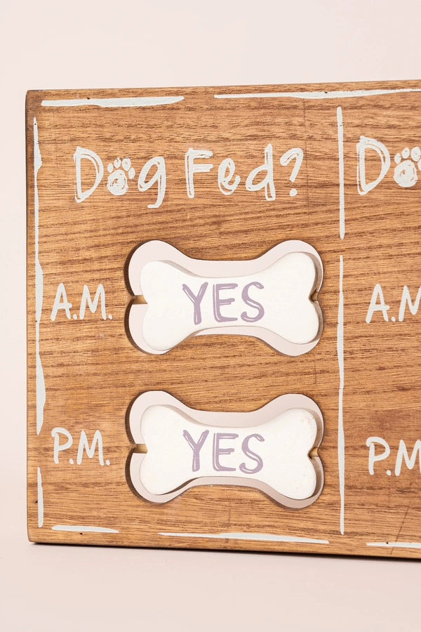Carraig Donn Wooden Dog Plaque