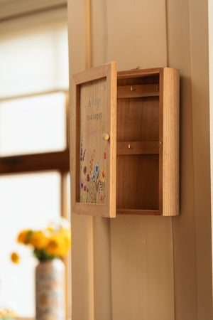Carraig Donn Wooden Floral Key Box