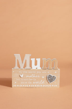 Wooden Mum Plaque