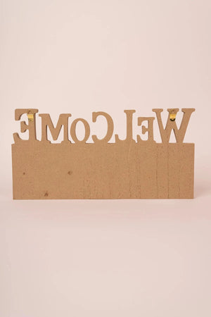 Carraig Donn Wooden Welcome Garden Plaque