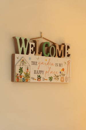 Carraig Donn Wooden Welcome Garden Plaque