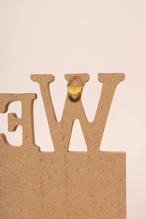 Carraig Donn Wooden Welcome Garden Plaque