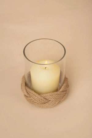 Carraig Donn Woven Glass Candle Holder