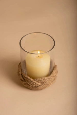 Carraig Donn Woven Glass Candle Holder