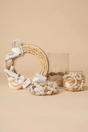 Carraig Donn Woven Glass Candle Holder