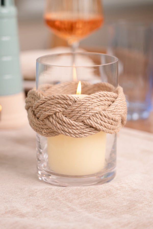 Carraig Donn Woven Glass Candle Holder