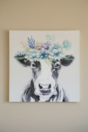 Carraig Donn Wow Cow Canvas Art Wall