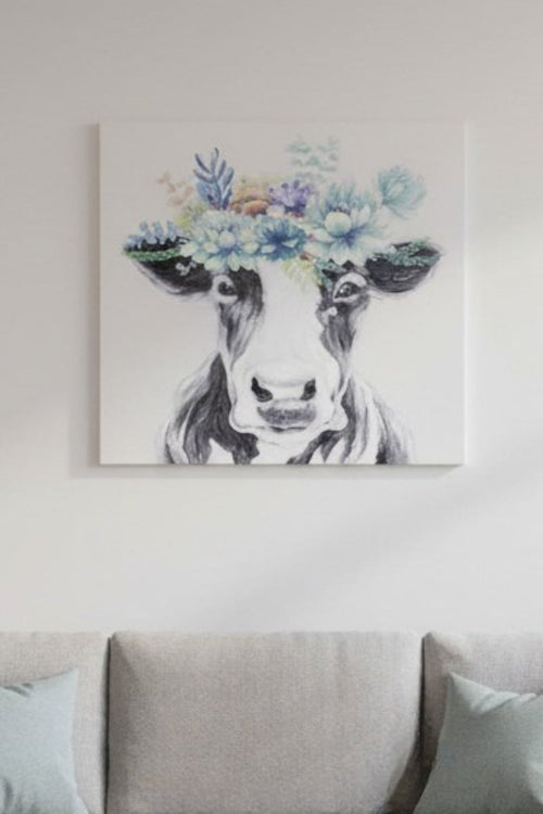 Wow Cow Canvas Art Wall