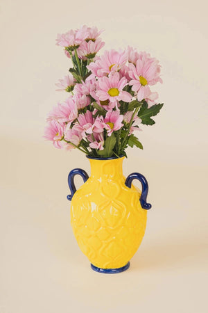 Carraig Donn Yellow Ceramic Vase