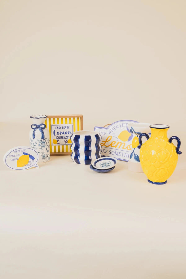 Carraig Donn Yellow Ceramic Vase
