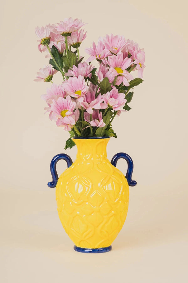 Carraig Donn Yellow Ceramic Vase
