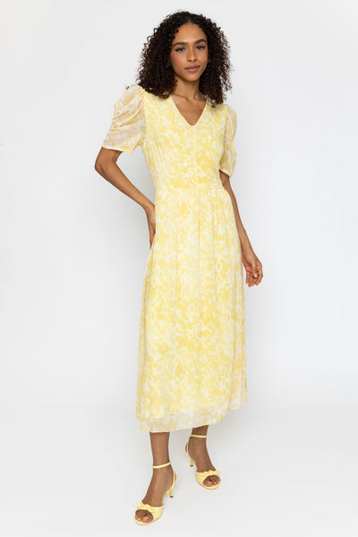 Carraig Donn Yellow Chloe Midi Dress
