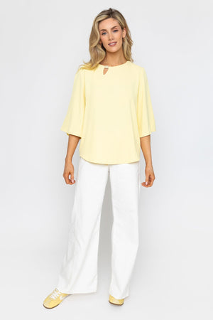 Carraig Donn Yellow Diamante Detail Top