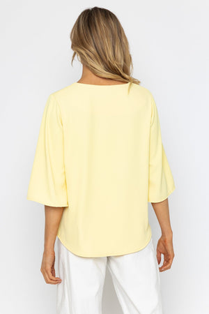 Carraig Donn Yellow Diamante Detail Top