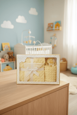 Carraig Donn Yellow Duck Comforter & Blanket Gift Box