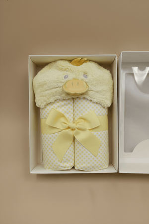 Carraig Donn Yellow Duck Hooded Baby Towel