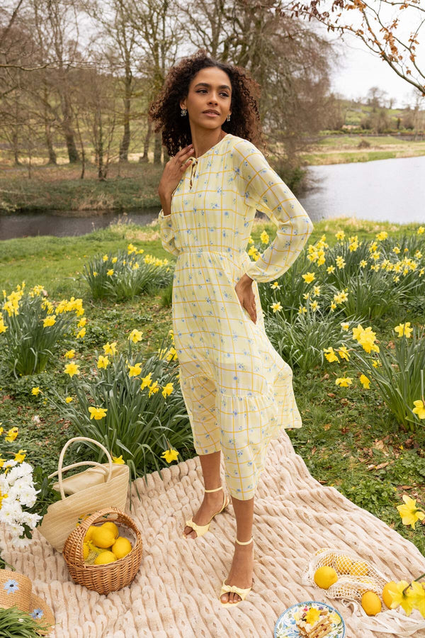 Yellow Millie Midi Dress | Ladies Fashion | Carraig Donn Yellow Millie Midi Dress | Ladies Fashion | Carraig Donn
