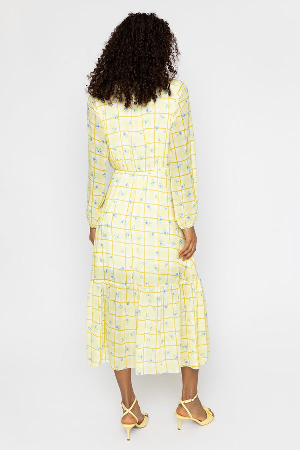 Carraig Donn Yellow Millie Midi Dress