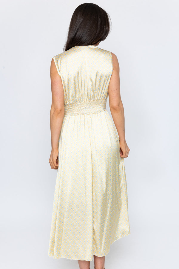 Carraig Donn Yellow Sleeveless Alina Midi Dress
