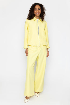 Carraig Donn Yellow Zip Up Bomber Jacket