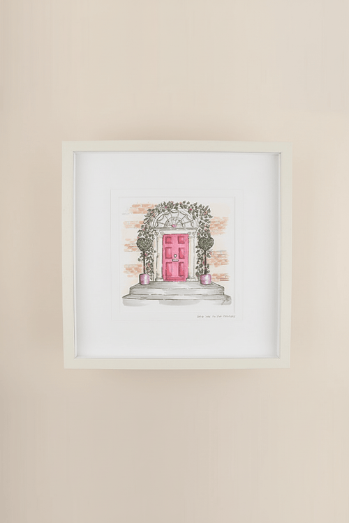 Yes To The Address Large Framed Art Print