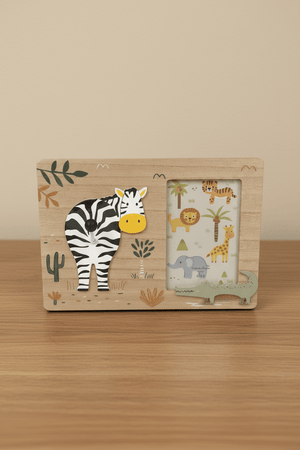 Carraig Donn Zoo Animals 4x6 Wooden Photo Frame