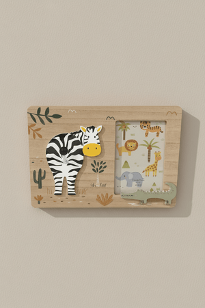 Carraig Donn Zoo Animals 4x6 Wooden Photo Frame