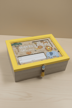 Carraig Donn Zoo Animals Wooden Keepsake Box